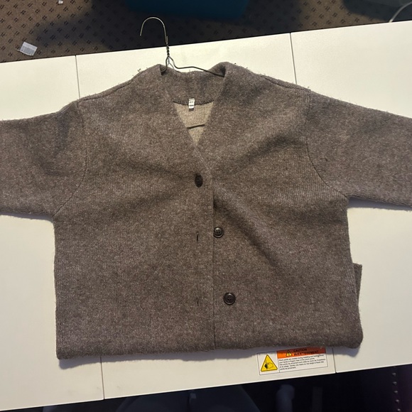 Muji Brown Women's Cardigan Sweater - Picture 7 of 10